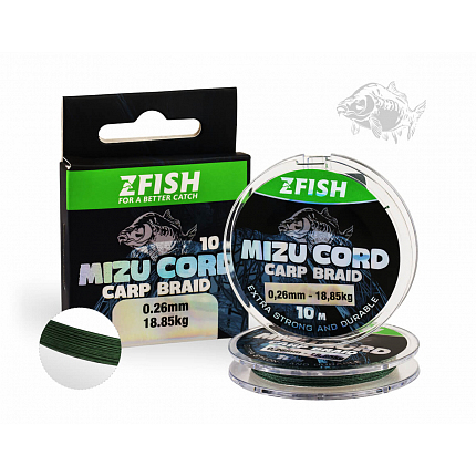 Zfish Šňůrka MizuCord Carp Braid Line 10 m