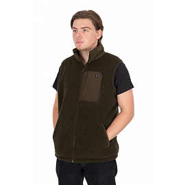 Fox Vesta Olive Sherpa Hybrid Gilet