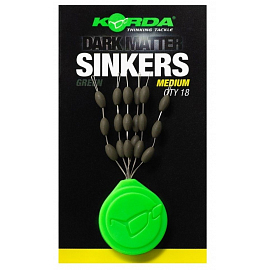 Korda Stoppery Tungstenové Sinkers Weedy Green 9 ks