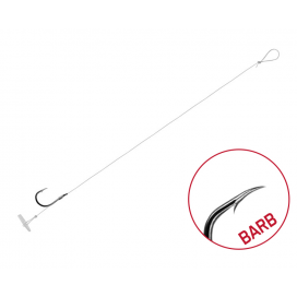 Delphin Náväzec Flr Quickstop 6ks 8cm / 0,30mm / BARB #4