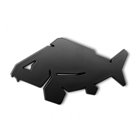 3D nálepka Delphin CARP čierna