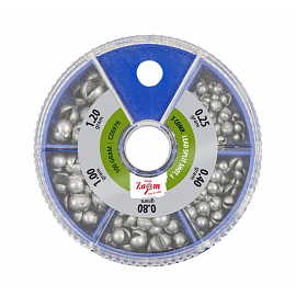 Sada broků 5 Lead Split Shot - 100 g/ vel.L