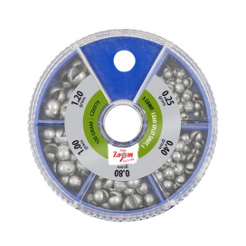 Sada broků 5 Lead Split Shot - 100 g/ vel.L