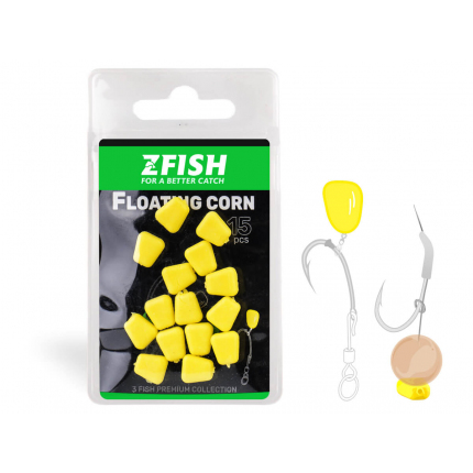 Zfish Plovoucí Kukuřice 10 ks