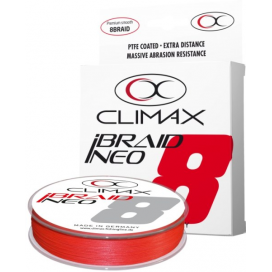 Prívlačová šnúra Climax iBraid NEO fluo -red 135m 