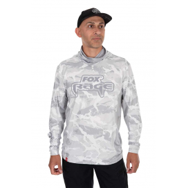 Fox Rage UV Hooded Light Camo Top