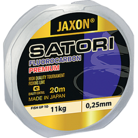SATORI Fluorocarbon PREMIUM LINE 0,55mm 20m - Jaxon Vlasec Satori Fluorocarbon Premium 20m