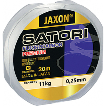 SATORI Fluorocarbon PREMIUM LINE 0,55mm 20m - Jaxon Vlasec Satori Fluorocarbon Premium 20m SATORI Fluorocarbon PREMIUM LINE 0,55mm 20m - Jaxon Vlasec Satori Fluorocarbon Premium 20m