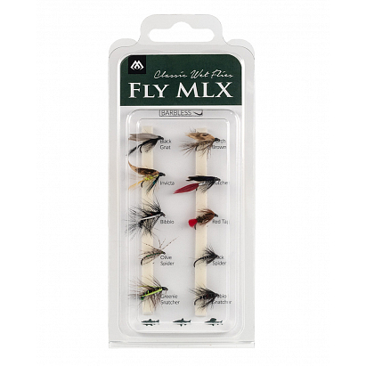 Mikado Sada Umělé Mouchy Wet Flies Barbless 1 Ks