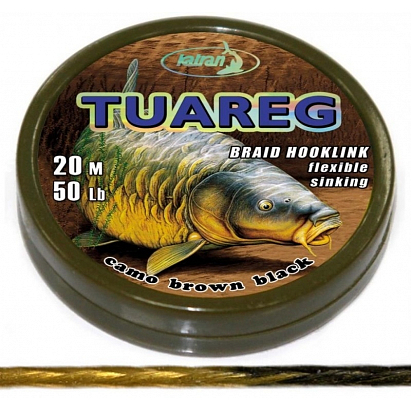 Katran Měkká Návazcová Šňůrka Braided Hook Links TUAREG 20 m Katran Měkká Návazcová Šňůrka Braided Hook Links TUAREG 20 m