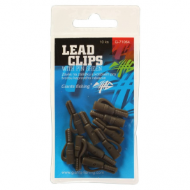 Giants Fishing Záves na záťažku Lead clips with pin Green/10pc