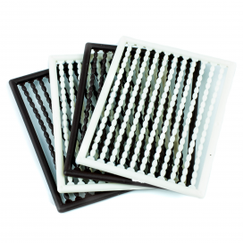 Garda zarážky - Vlasové zarážky hnedé 198ks