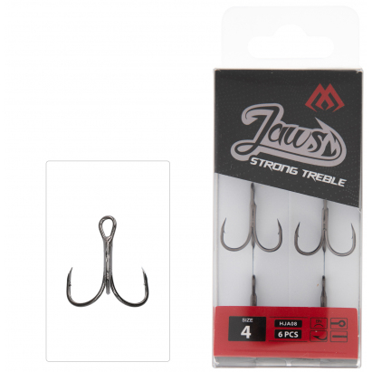 Mikado trojháčiky jaws strong trojitý veľ. 8 8 ks Mikado trojháčiky jaws strong trojitý veľ. 8 8 ks