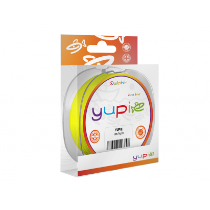 Delphin YUPIE / fluo žltá 0,25mm 5,5kg 300m