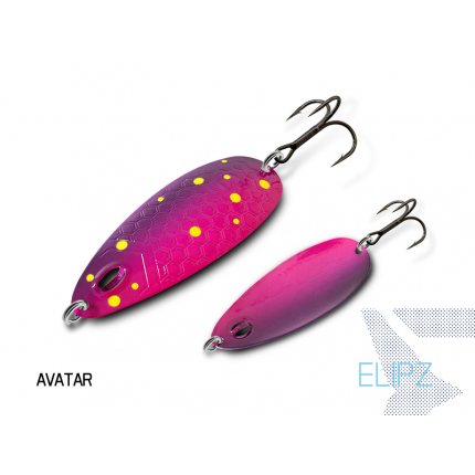 Blyskáč Delphin ELIPZ FullSCALE 12g TIGERA Hook #2