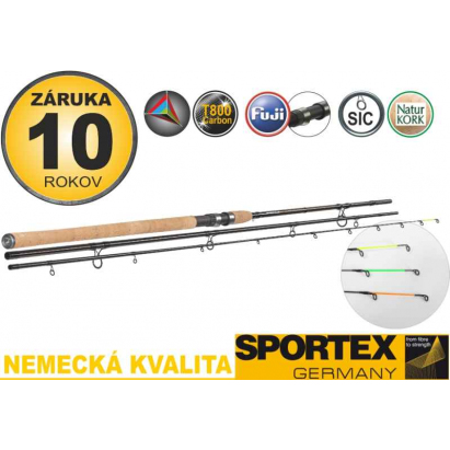Sportex Prút Xclusive Medium Feeder 390cm 90-160g