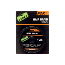 Fox Edges hair Braid Náväzcové šnúrka 10m hnedá Fox Edges hair Braid Náväzcové šnúrka 10m hnedá