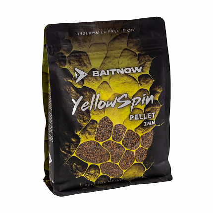 BaitNow Pelet Method Feeder Yellow Spin 2mm 800g