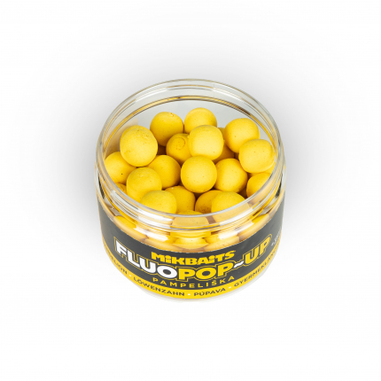 Mikbaits Plávajúce Fluo Boilie 150ml 14mm