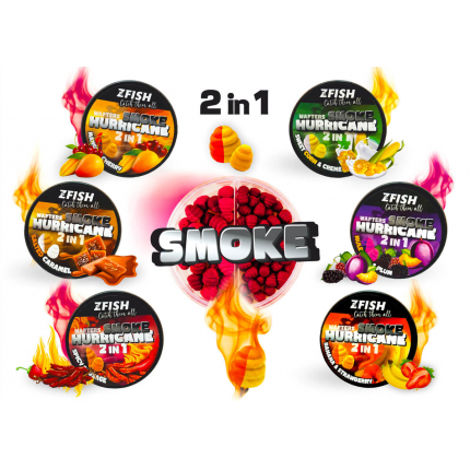 Zfish Wafters Smoke Huricane 2in1 8-10 mm 30 g