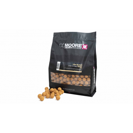 CC Moore Live systém - Trvanlivé boilie 15mm 1kg