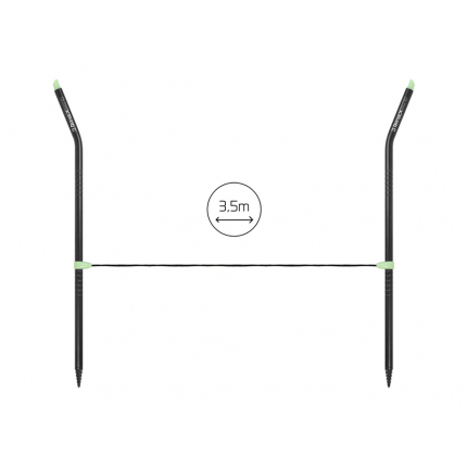 Delphin Distančné Tyče RangeX Bend 3,5 m