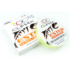 Prívlačový silon CLIMAX ESTER Japan Ultra Light žltý 150m Priemer: 0,145mm Nosnosť: 1,9kg