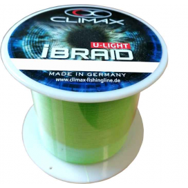 Pletená šnúra Climax iBraid U-Light neon-zelená 3000m Priemer: 0,04mm / 3kg