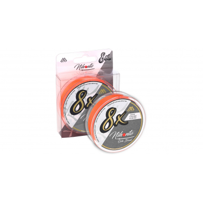 Mikado pletená šnúra nihonto octa braid 0.30mm/29.9kg/10m fluo/oranžová 1 cievka