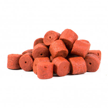 Mikbaits Pelety 10kg combo - Red fish Halibut 14mm + 100ml lososový olej Mikbaits Pelety 10kg combo - Red fish Halibut 14mm + 100ml lososový olej