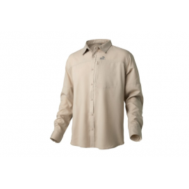 Košeľa s dlhým rukávom Ezmar Light khaki Veľkosť: XXL