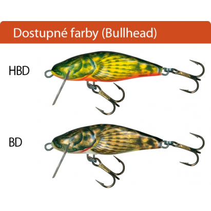 Salmo rybárske woblery BULLHEAD BD4S farba BD Salmo rybárske woblery BULLHEAD BD4S farba BD