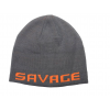 Savage Gear Čiapky Logo Beanie One Size Rock Grey Orange