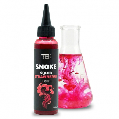 TB Baits Smoke Liquid Squid Strawberry 100 ml