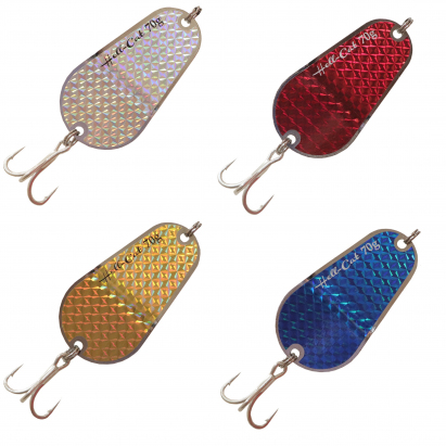 Plandavky Hell-Cat 70g | Hologramová červená Plandavky Hell-Cat 70g | Hologramová červená