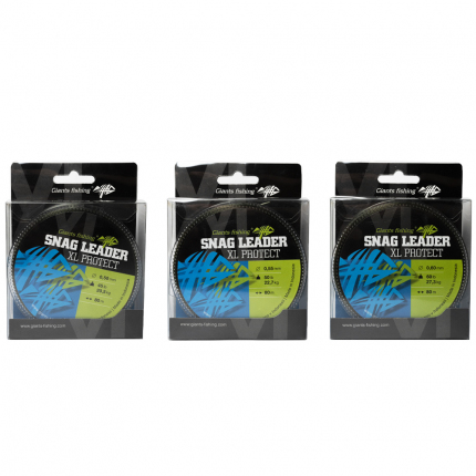 Giants fishing Šokový vlasec Snag Leader XL-Protect Army Green 80m