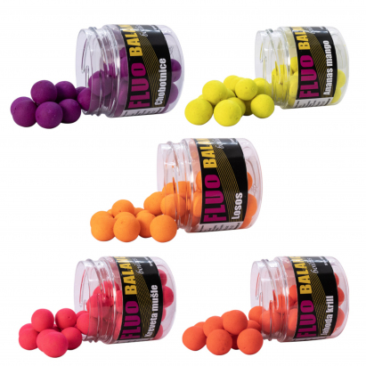 Carp Inferno Balanced Boilie Fluo 150 ml 16 mm|Losos Carp Inferno Balanced Boilie Fluo 150 ml 16 mm|Losos