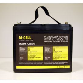 Mivardi Lítiová batéria M-CELL 24V 50Ah + 10A nabíjačka