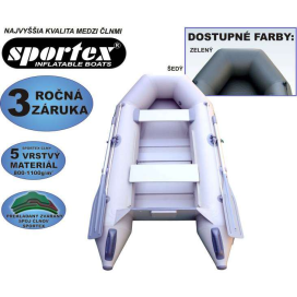 SPORTEX nafukovacie člny SHELF 250 - lamelová podlaha