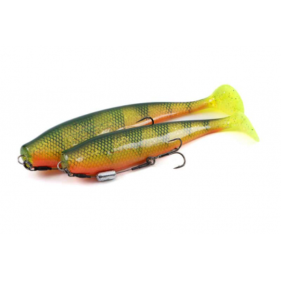 "Fox Rage Zander Pro Shad 18cm / 7"" Loaded UV Glitter Perch"