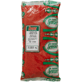 Sensas Anglická Vločka Chapelure Fluo-Rouge 1kg