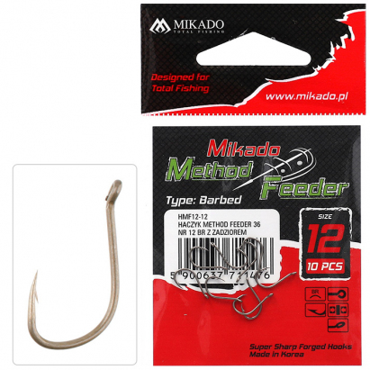 Mikado háčik method feeder 36 veľ. 6 br s protihrotom 10 ks Mikado háčik method feeder 36 veľ. 6 br s protihrotom 10 ks