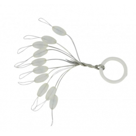 Black Cat Zarážky silicon stopper číra 10ks 10mm