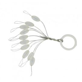 Black Cat Zarážky silicon stopper číra 10ks 10mm