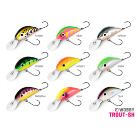 Wobler Delphin WOBBY TROUT-SH - 4g/4cm/Float./SUNSET