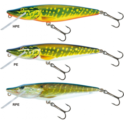 Salmo rybárske woblery PIKE PE9F farba RPE Salmo rybárske woblery PIKE PE9F farba RPE