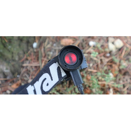 Katran Čelová Dobíjecí Svítilna Headlamp W/B 460 PRO - Double Click modrá a bílá LED + box + náhradní baterie zdarma NEW