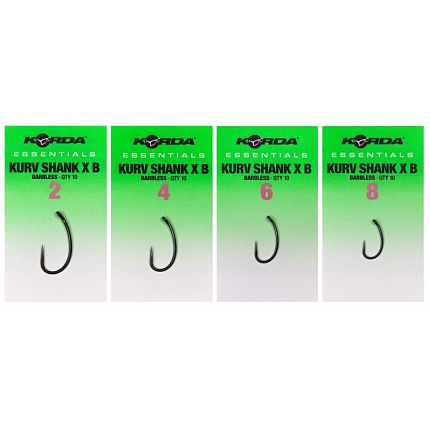 Korda Háčky Essentials Kurv X Barbless 10 ks