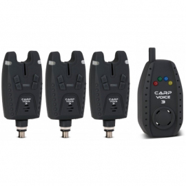 Saenger hlásiče záběru Carp Voice 3 sada 3+1