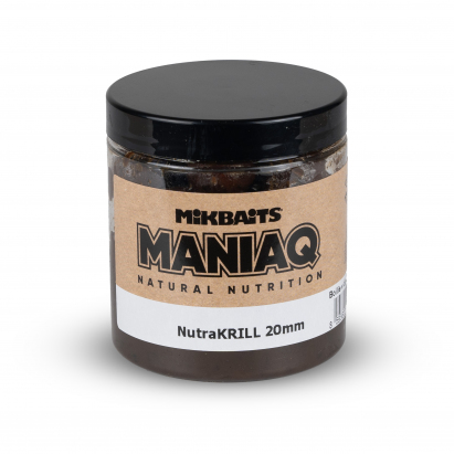 Mikbaits ManiaQ Boilie v Dipu NutraKRILL 250ml 20mm